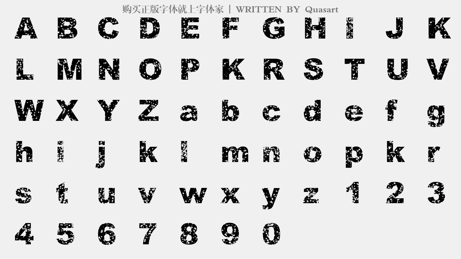 quasart免费字体下载 - 英文字体免费下载尽在字体家