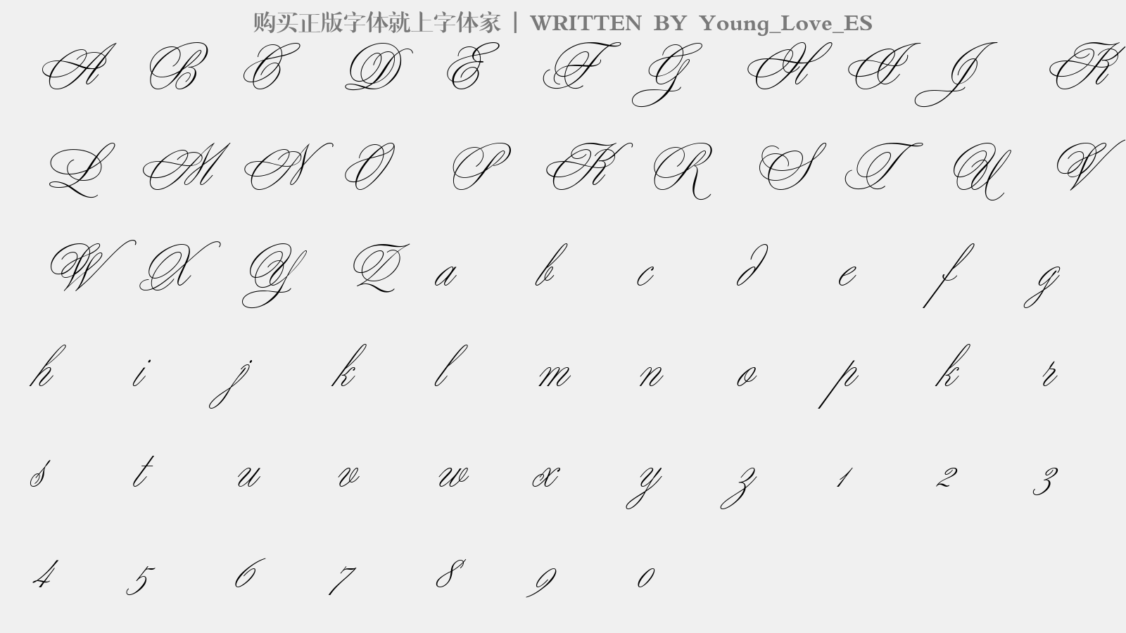 young_love_es免费字体下载 英文字体免费下载尽在字体家