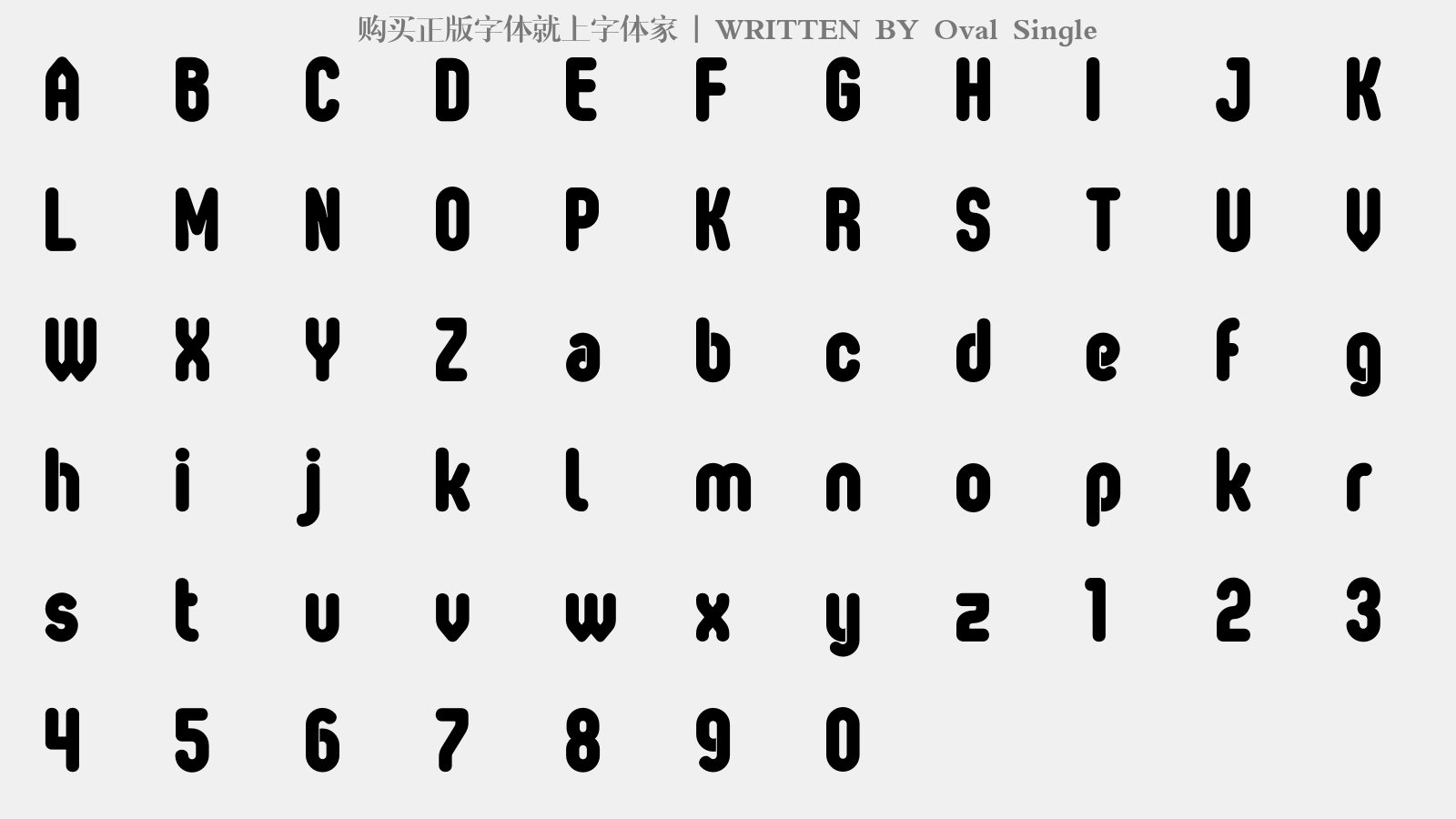 oval single免费字体下载 - 英文字体免费下载尽在