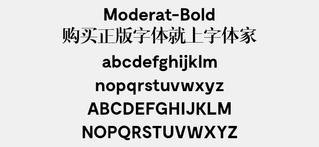 Moderat-Bold