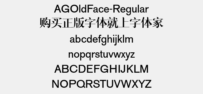 AGOldFace-Regular