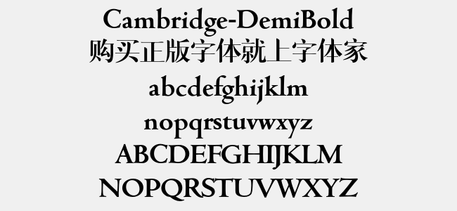 Cambridge-DemiBold