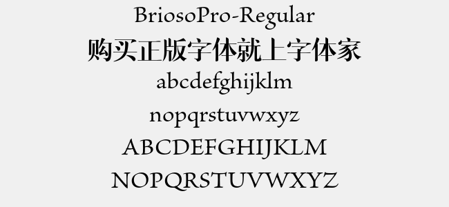 BriosoPro-Regular