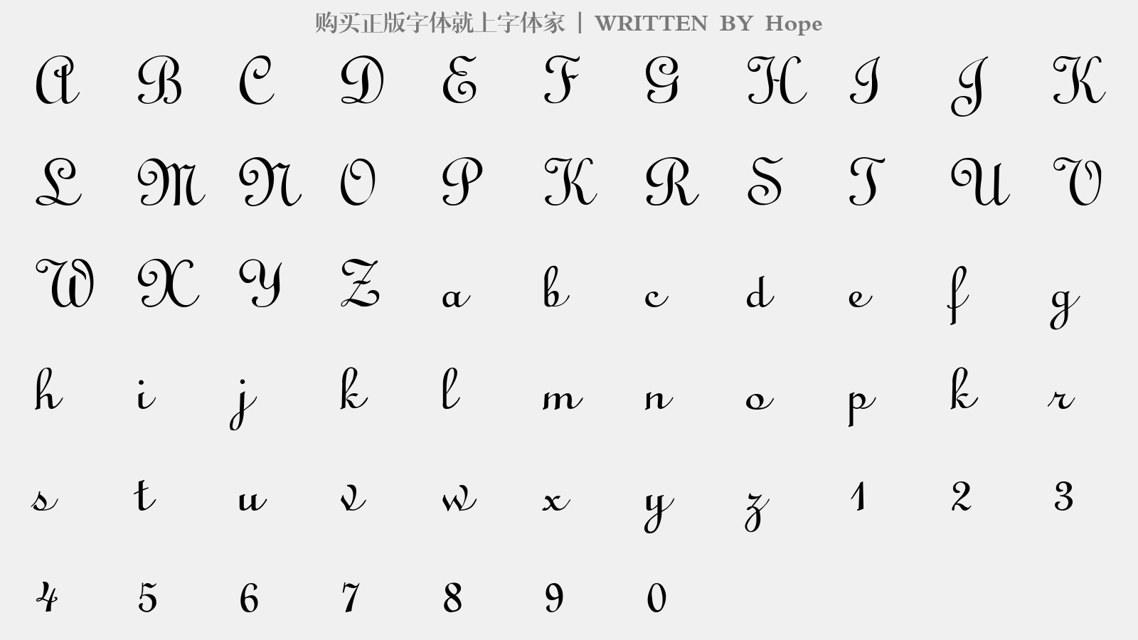 hope免费字体下载 - 英文字体免费下载尽在字体家