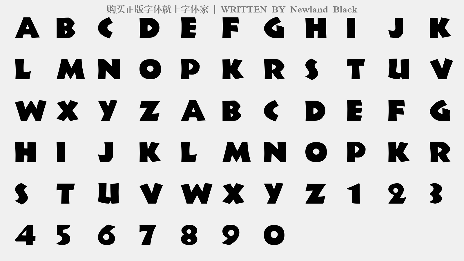 black个性字体,black字体 英文字体 newland black newland black 该字体是一款个性独特的英文