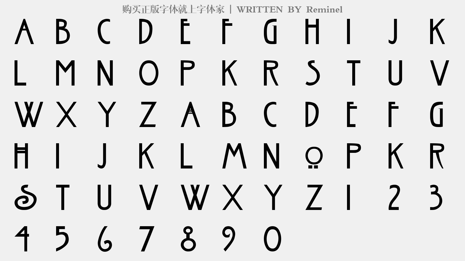 reminel免费字体下载 - 英文字体免费下载尽在字体家