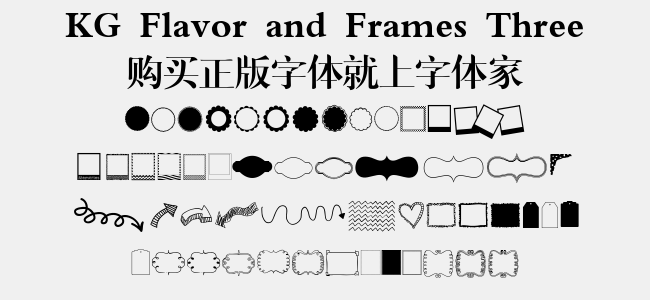 KG Flavor and Frames Three