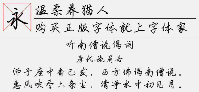 温柔养猫人