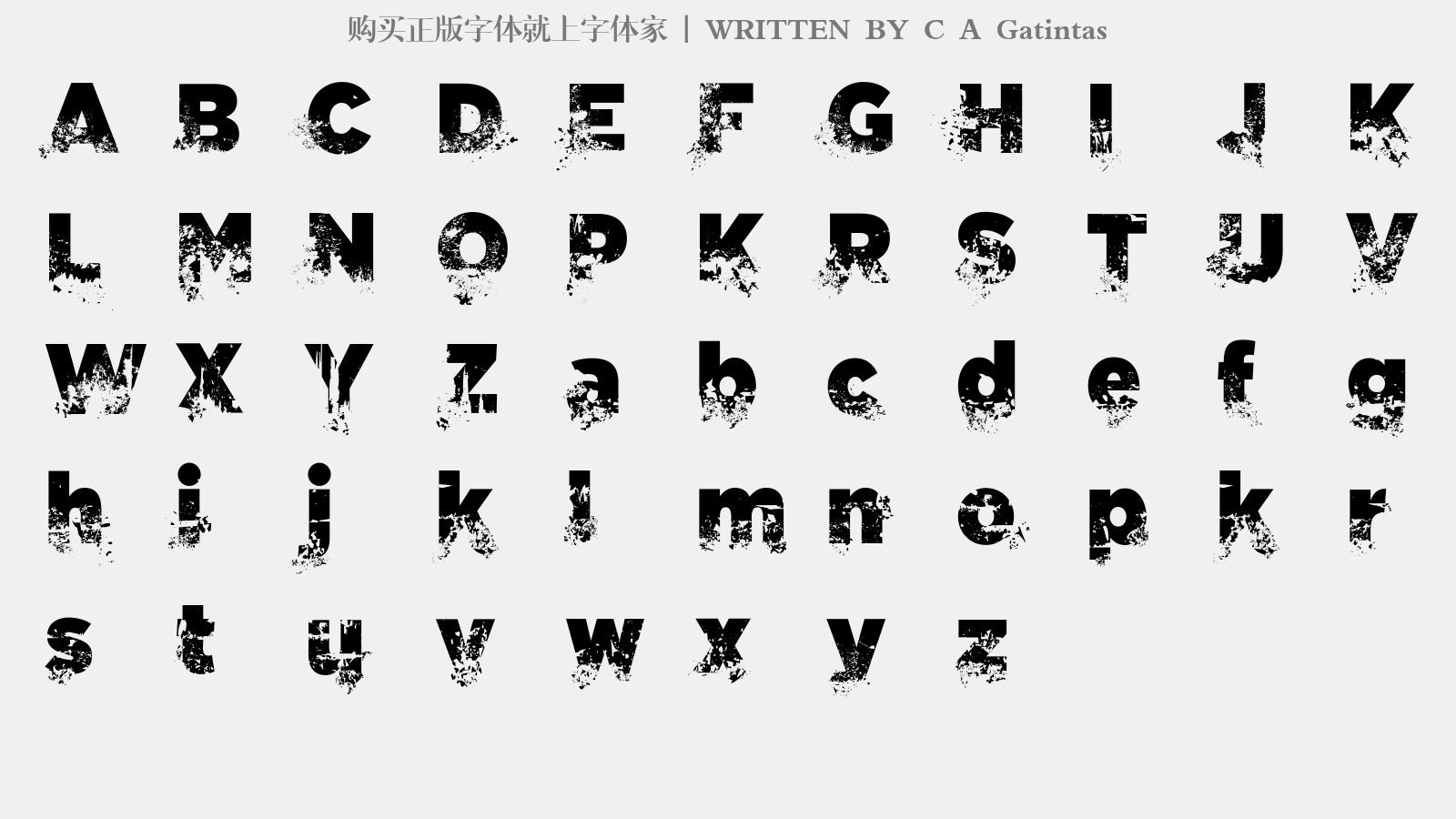 c a gatintas免费字体下载 - 英文字体免费下载尽在