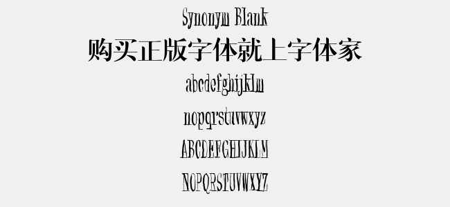 Synonym Blank