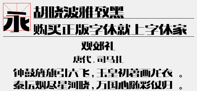 胡晓波雅致黑