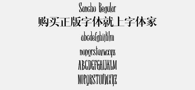 Sancho Regular