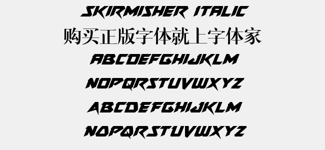 Skirmisher Italic