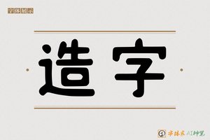 造字-字体家AI神笔