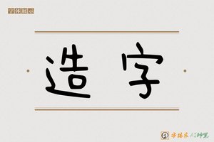 造字-字体家AI神笔