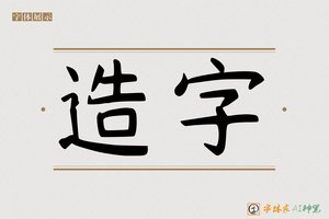 造字-懊挥AI手写体
