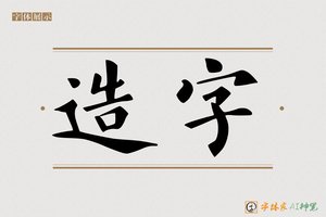 造字-将时AI楷书