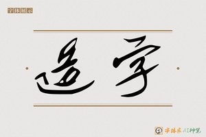 造字-嫣子AI手写体