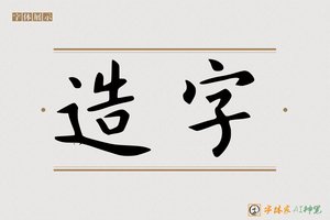 造字-永和AI楷书