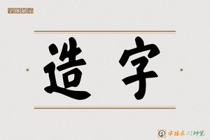 造字-字体家AI神笔