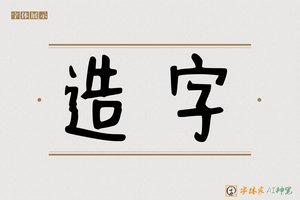 造字-毖毅AI手写体