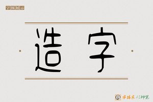 造字-万陽AI篆书