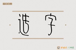 造字-常青AI篆书