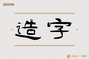 造字-意贤AI隶书