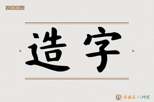 造字-字体家AI神笔