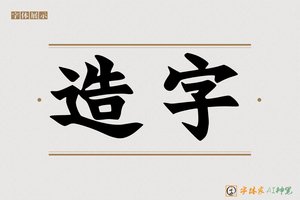造字-弦弊AI手写体