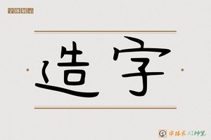 造字-圹园AI手写体