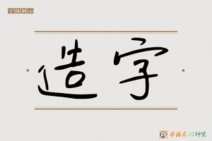 造字-器噼AI手写体