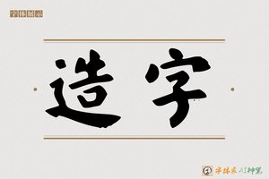 造字-字体家AI神笔