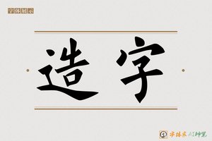 造字-字体家AI神笔