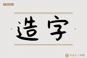 造字-懿憷AI手写体
