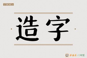 造字-私贤AI宋体