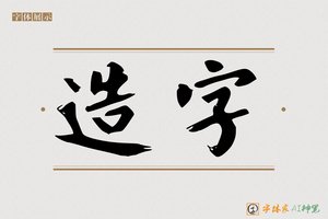 造字-字体家AI神笔