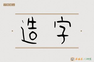 造字-字体家AI神笔