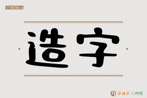 造字-字体家AI神笔