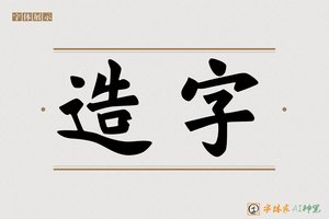 造字-字体家AI神笔