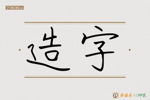 造字-字体家AI神笔