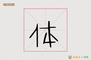 体-资体AI手写