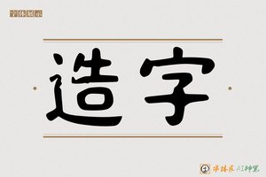 造字-字体家AI神笔