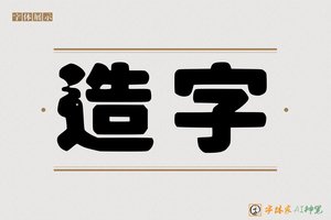 造字-字体家AI神笔