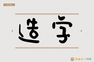 造字-齐悦AI行草