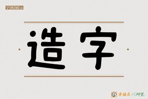 造字-字体家AI神笔