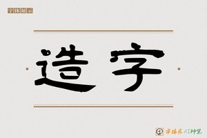 造字-字体家AI神笔