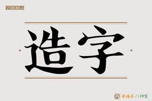 造字-楷宋AI