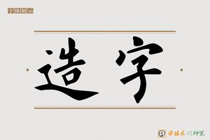 造字-字体家AI神笔