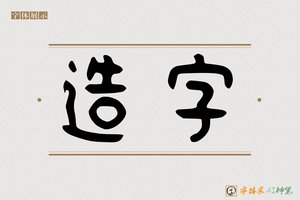 造字-字体家AI神笔